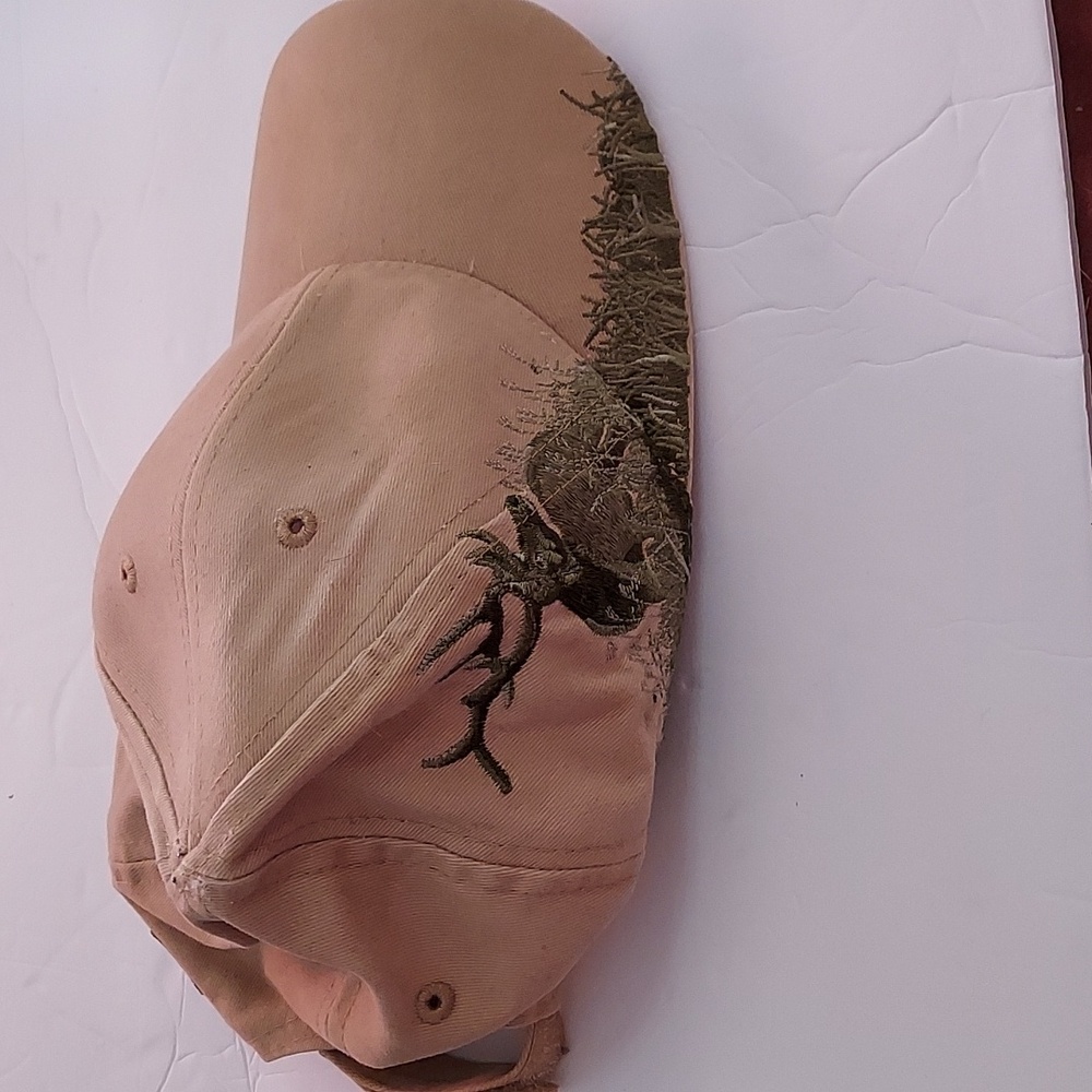 WildLife Dri-Duck Embroidery Deer Cap,Tan,One Size,Washed it.Has Stains On Side.